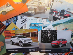 Отдается в дар «Карманные календарики с автомобилями на 2011 г.»