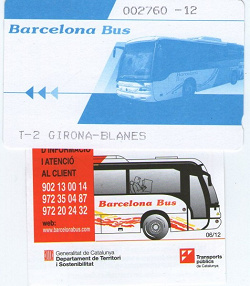 Отдается в дар «Транспортные карты, Испания»