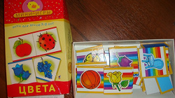 Отдается в дар «Дидактическая игра для малышей (2-3 года) — цвета»