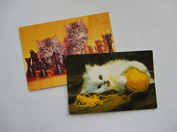 Отдается в дар «Два календарика с котятами»