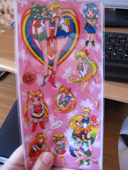 Отдается в дар «Sailor Moon наклеечки»