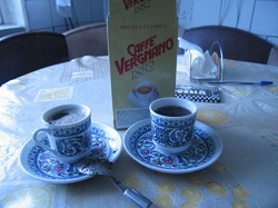 Отдается в дар «Упаковка кофе Caffe Vergnano 1882»
