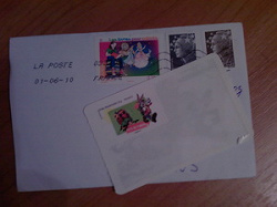 Отдается в дар «Французские почтовые марки»