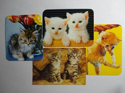 Отдается в дар «Календарики с котятами и детьми»