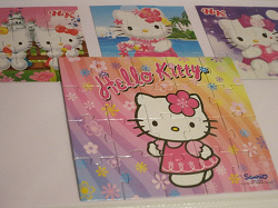 Отдается в дар «Детский пазл Hello Kitty»