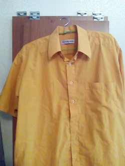 Отдается в дар «Две мужские рубашки с коротким рукавом, 40-176/180»