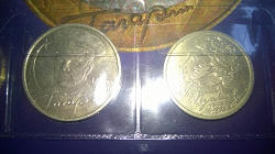 Отдается в дар «Монета 2 рубля с Гагариным»