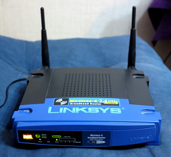 Отдается в дар «Wi-Fi роутер Linksys»