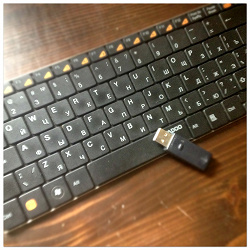 Отдается в дар «Беспроводная клавиатура Rapoo E9080 Black USB»