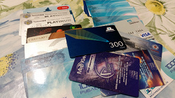 Отдается в дар «Пластиковые карты и карты для оплаты SkyLink»