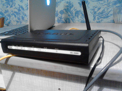 Отдается в дар «WI-FI ADSL роутер (новый)»