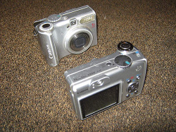 Отдается в дар «Цифровой фотоаппарат Canon PowerShot A550 — 7,1мегапиксель»