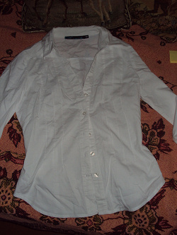 Отдается в дар «Белая рубашка от befree, 34 размера (XS)»