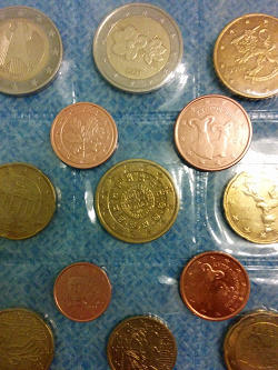 Отдается в дар «Мелкие евро центы»