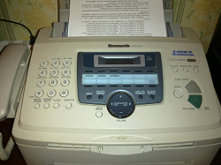 Отдается в дар «Лазерный факс Panasonic KX-FLM653RU»