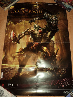 Отдается в дар «Незабирашка — постер God of war»