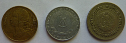 Отдается в дар «монеты Франции»