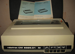 Отдается в дар «Матричный принтер «robotron СМ 6329.01 М»»