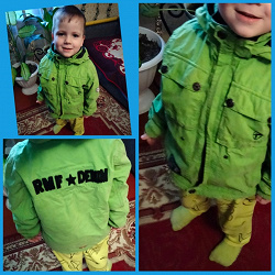 Отдается в дар «Зелёная демисезонная куртка Reima для мальчика 116 см»