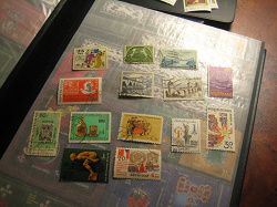 Отдается в дар «Почтовые марки США, сороковые годы.»