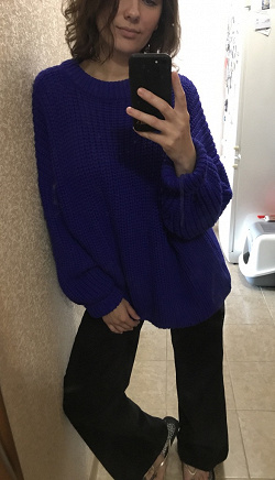 Отдается в дар «Огромная вязаная кофта, xl-xxl»