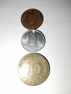 Отдается в дар «Немецкие монеты»