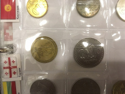 Отдается в дар «Монета Грузии 10 тетри 1993года»