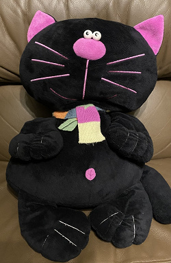 Благодарность за дар Мягкая игрушка Чёрный Кот
