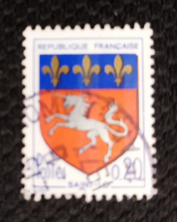 Отдается в дар «Фауна и гербы. Стандартные марки Франции.»
