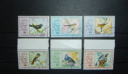 Отдается в дар «Куба,1986, марки Птицы»