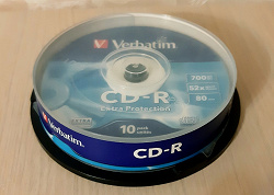 Отдается в дар «Диски CD-R чистые 9 шт»