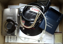 Отдается в дар «Цифровой фотоаппарат Canon»
