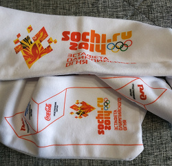 Отдается в дар «дарю шарф болельщика с олимпиады в Сочи»