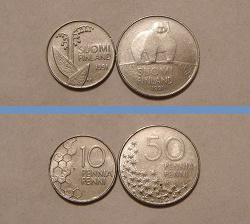 Отдается в дар «Монеты финские»