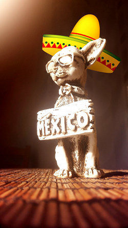 Отдается в дар «Собачка керамическая из Мексики»