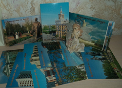 Отдается в дар «Набор открыток. Комсомольск-на-Амуре.»