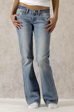Отдается в дар «Брюки джинсовые 48 размер»