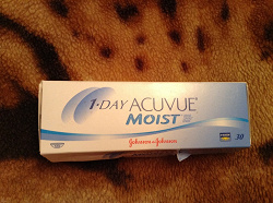 Отдается в дар «Контактные линзы 1-Day Acuvue Moist»