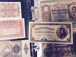 Отдается в дар «1 рубль и боны Венгрии»