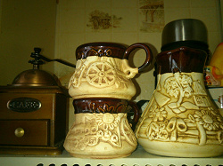 Отдается в дар «Набор для кофе керамика»