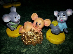 Отдается в дар «Три сувенирных мышки»