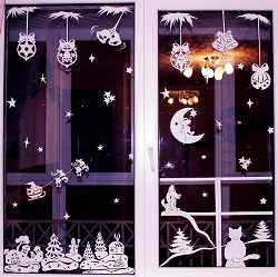 Отдается в дар «Новогоднее украшение на окно:)»
