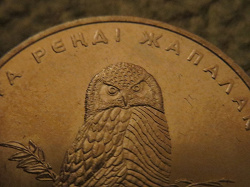 Отдается в дар «50 Тенге ''Ястребиная сова'' 2011 UNC.»