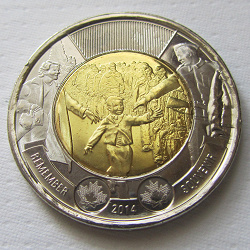 Отдается в дар «две монеты Канады»