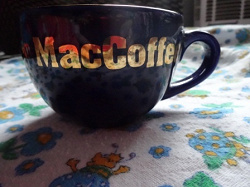 Отдается в дар «Чашка MacCoffee синяя»