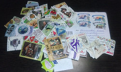 Отдается в дар «почтовые марки разных стран»
