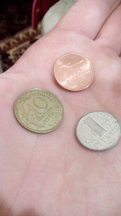 Отдается в дар «монеты Румынии»