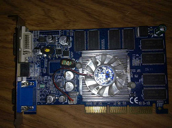 Отдается в дар «Видеокарта NVIDIA GeForce FX 5500 (рабочая)»