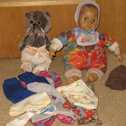 Отдается в дар «Одежда для куклы»