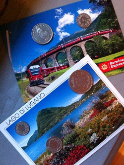 Отдается в дар «Монеты: Швейцария»